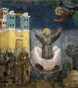 Ecstasy of St Francis GIOTTO di Bondone